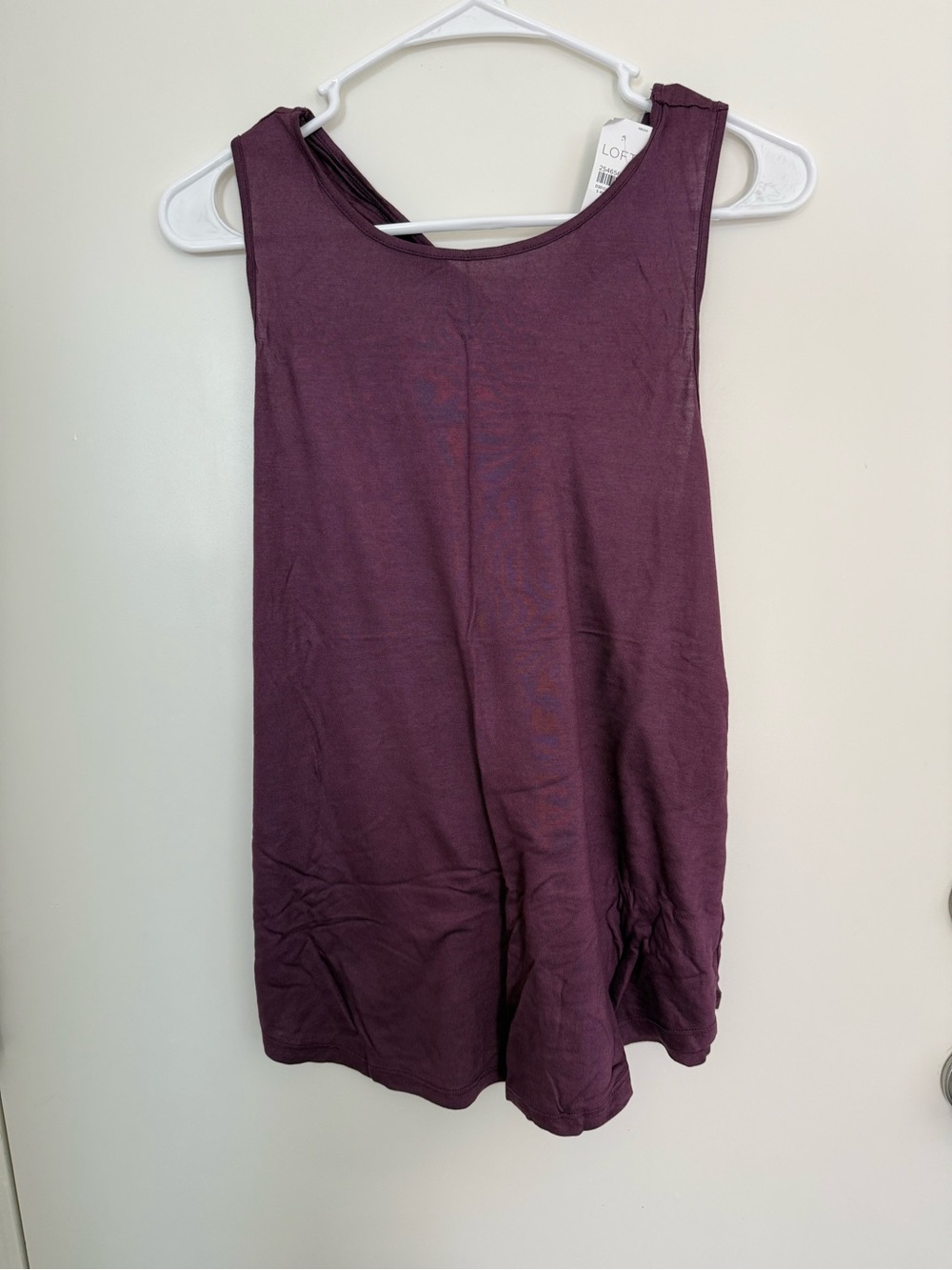 NWT Loft Plum Sleeveless Tank Top - size S